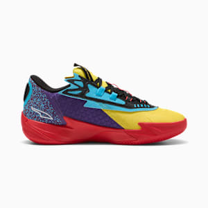 Chaussures de basketball Scoot Zeros II Caution Homme, Rickie Orange-Speed Yellow, extralarge